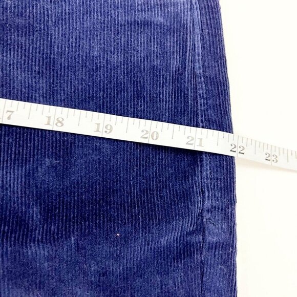 NWT Black Brown 1826 Pants Mens 36x34 Navy Blue Straight Leg Corduroy Classic - Picture 4 of 10